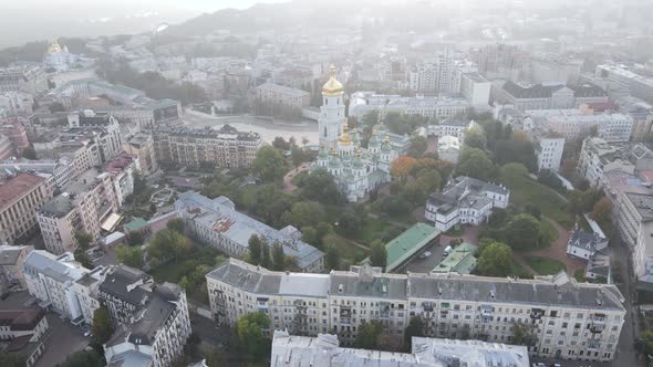 Kyiv - the Capital of Ukraine. Aerial View. Kiev