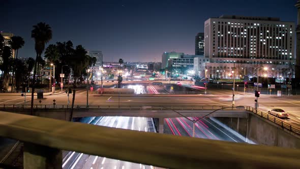 Los Angeles Traffic Hyper Lapse