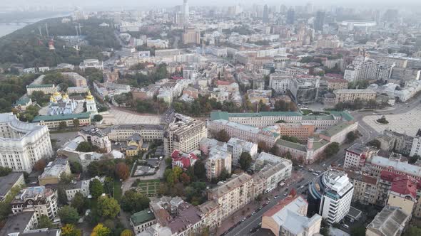 Kyiv - the Capital of Ukraine. Aerial View. Kiev