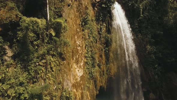 Waterfall in the Mountains