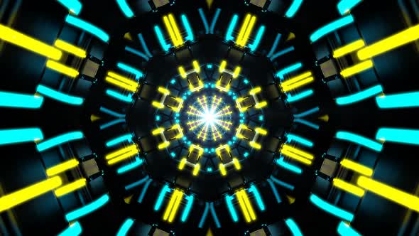 Colorful Neon Vj Corridor alt