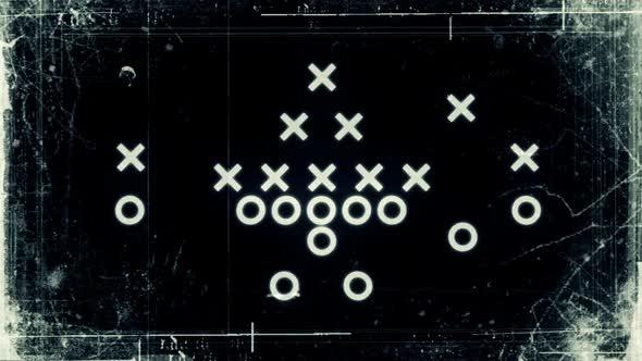 Coach's Grunge Football Chalkboard