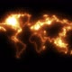 World Map on Fire Effect - VideoHive Item for Sale