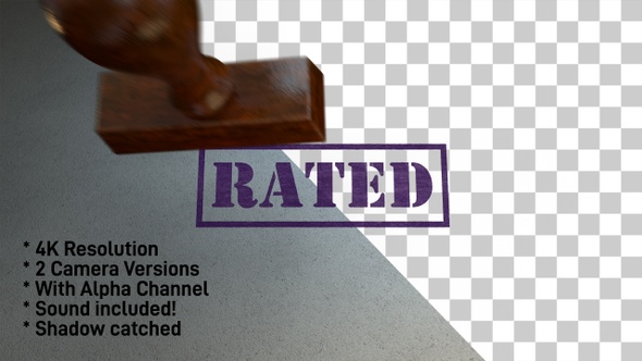 Rated Stamp 4K - 2 Pack