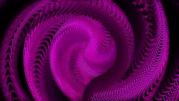 Abstract Pink Spinning Particles