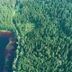 Aerial View of the Lake and Forest in South Finland - VideoHive Item for Sale