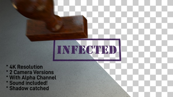 Infected Stamp 4K - 2 Pack