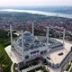 Aerial Drone View of Istanbul Camlica Mosque and Bosphorus - VideoHive Item for Sale