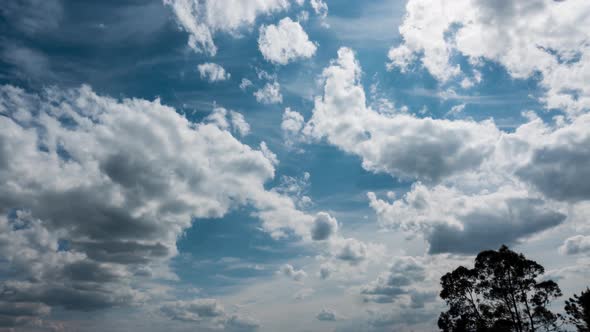 Cloud Time Lapse Nature Background