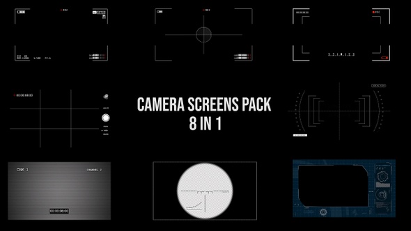 Camera Screen Pack - 8 in 1