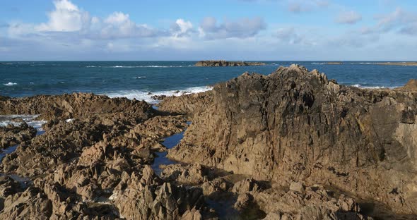 The lighthouse at Goury, Cap de la Hague, Cotentin peninsula, France