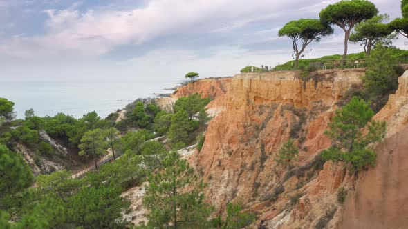 Beautiful Resort Town Along Charming Algrave Coastline