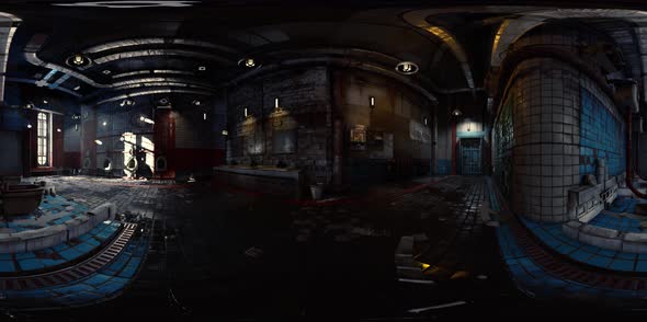 VR360 View of Abandoned Public Toilet alt