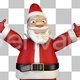 Santa Claus Jump + Ascend - VideoHive Item for Sale