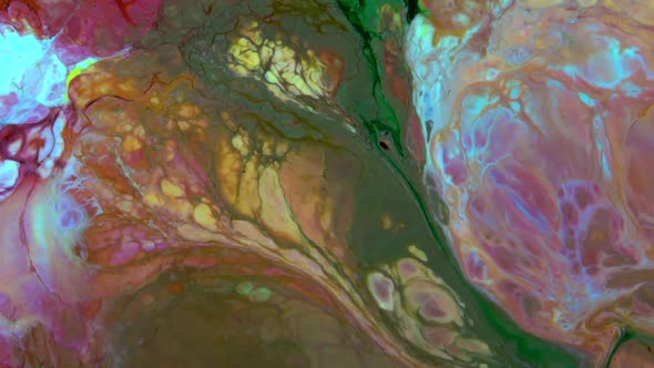 Close Up Of Abstract Colorful Fluid Paint Background Textured 25 alt