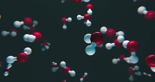 Water Molecules - 4K