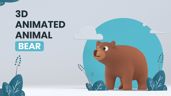 3D Animated Animal - Bear