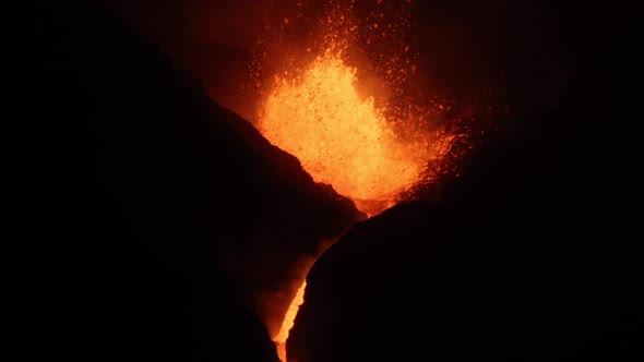 Cumbre Vieja volcanic eruption in La Palma Canary Islands 2021