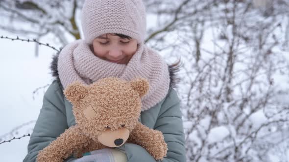 Winter with Plush Toy