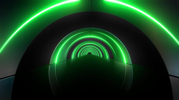 4K Colored Radial Neon Tunnels Pack