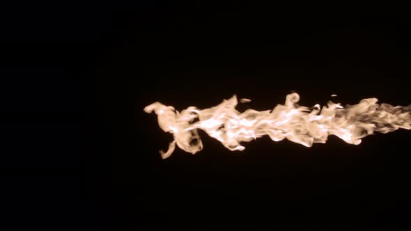 Slowmotion Video of Fire and Flames