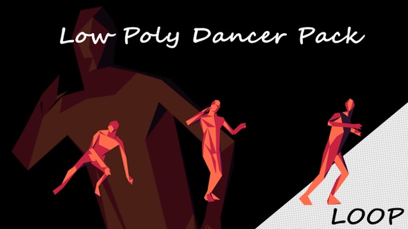 Low Poly Dancer Pack