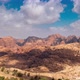 Timelapse Clouds Over Rocky Sandstone Mountains Landscape in Jordan Desert Near Petra Ancient Town - VideoHive Item for Sale