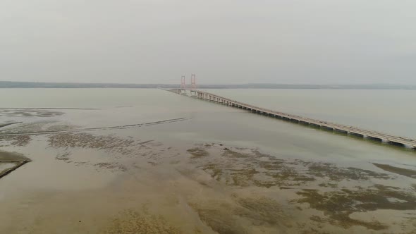 Suspension Cable Bridge in Surabaya