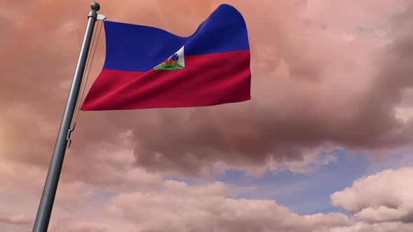 Haiti Flag 4K