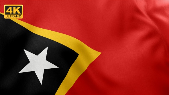 East Timor Flag - 4K