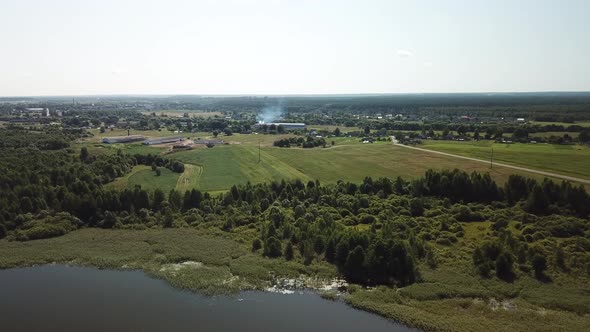 Beautiful Landscape Of Lake Buevsky 