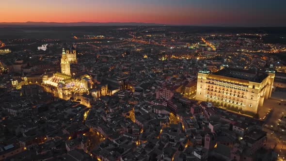 Great Evening View of Toledo Spain