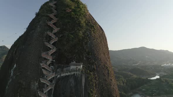 Aerial view of Piedra del Peñol.