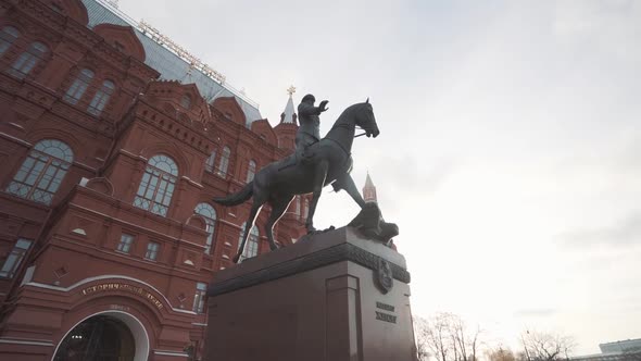 center of Moscow, the capital of Russia