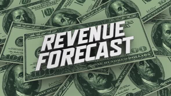 Revenue Forecast Money Financial Outlook Prediction Estimate 3d Animation