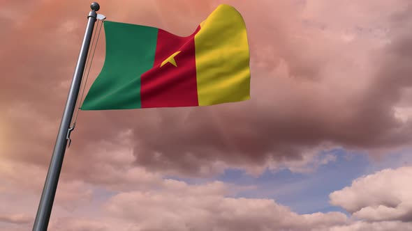 Cameroon Flag 4K