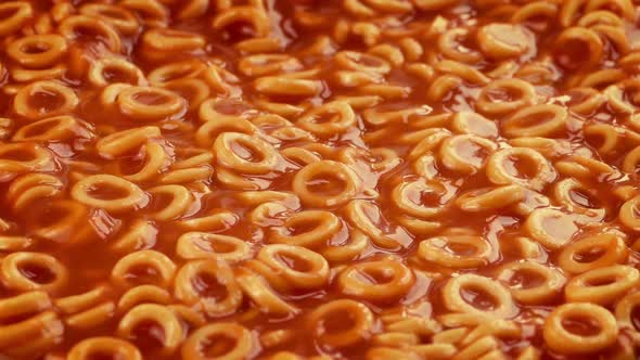 Pasta Rings In Sauce