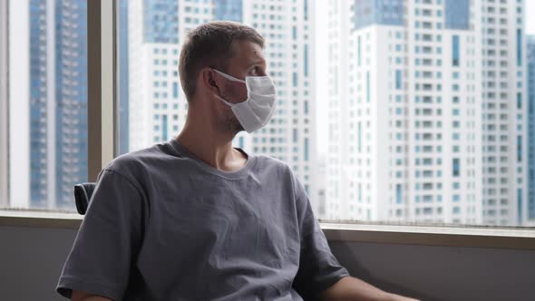 Office Working Struggling to Work From Home Alone Due to Corona Virus