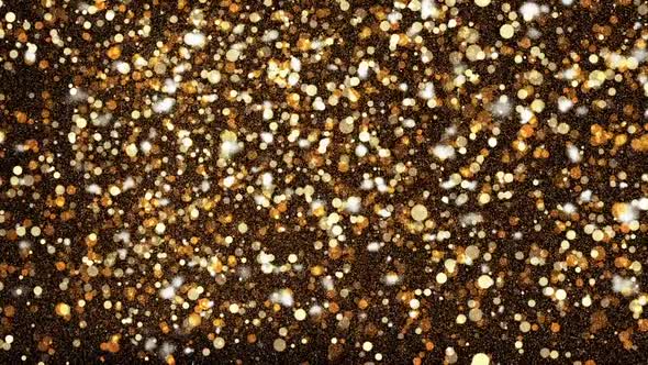 Golden Dust Particles