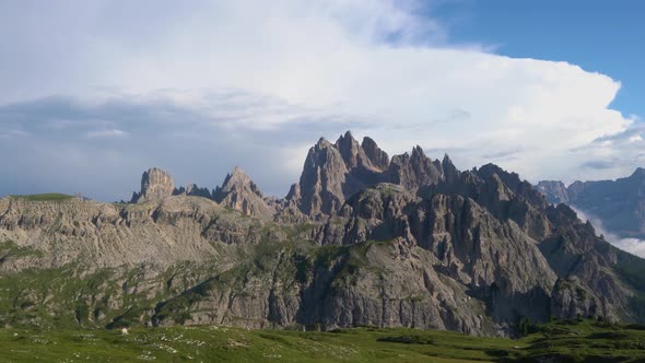 National Nature Park Tre Cime in the Dolomites Alps