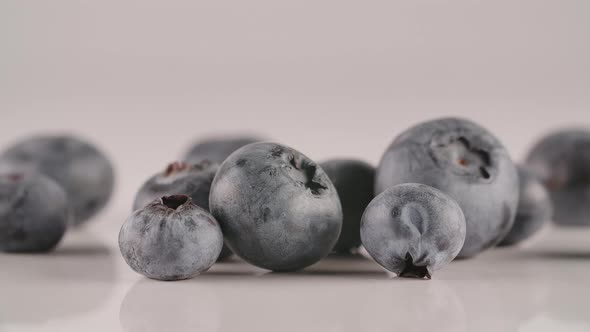 Blueberries on the White Table