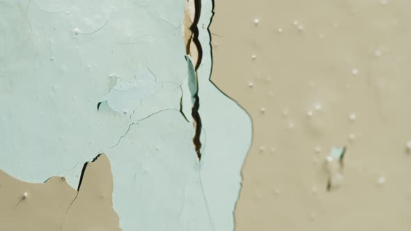 Old White Wall Paint with Crack Texture Vintage Background