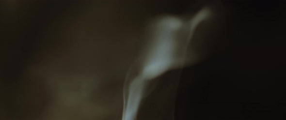 Abstract shot of incense burning alt