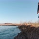 A Man Stands On The River Bank - VideoHive Item for Sale
