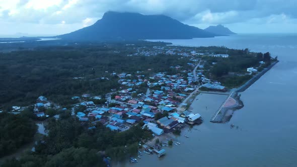 Prawn Fish Farm Aerial