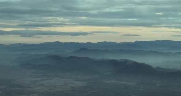 Panorama From the Airplane Window