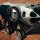 Vehicles on the ground of Mars examining rocks - VideoHive Item for Sale