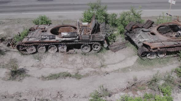 War in Ukraine  Destroyed Military Hardware