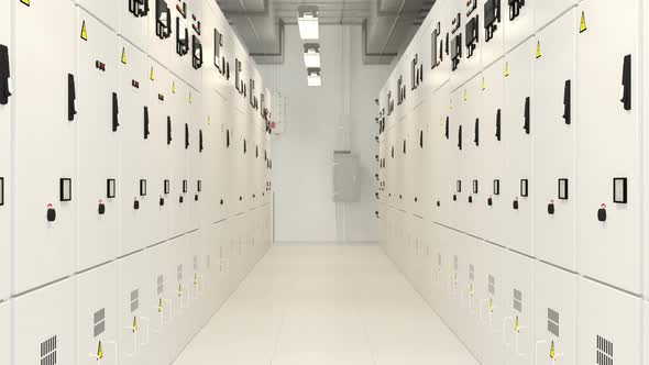 Electrical switchgear room