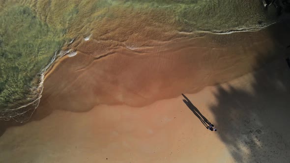 Aerial View of Baleia Beach, Sao Sebastiao, Sao Paulo, Brazil. Buzios beach Rio de Janeiro Brazil